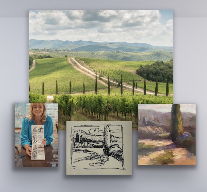 Click here to learn more about this art retreat in Tuscany, Italy!