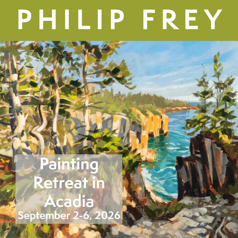 Click here to learn more about this Artist's Plein Air Painting Retreat in Acadia National Park!