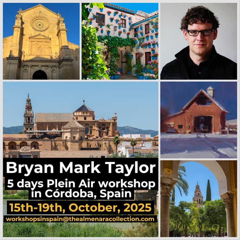 Click here to learn more about this Plein air workshop in Spain!